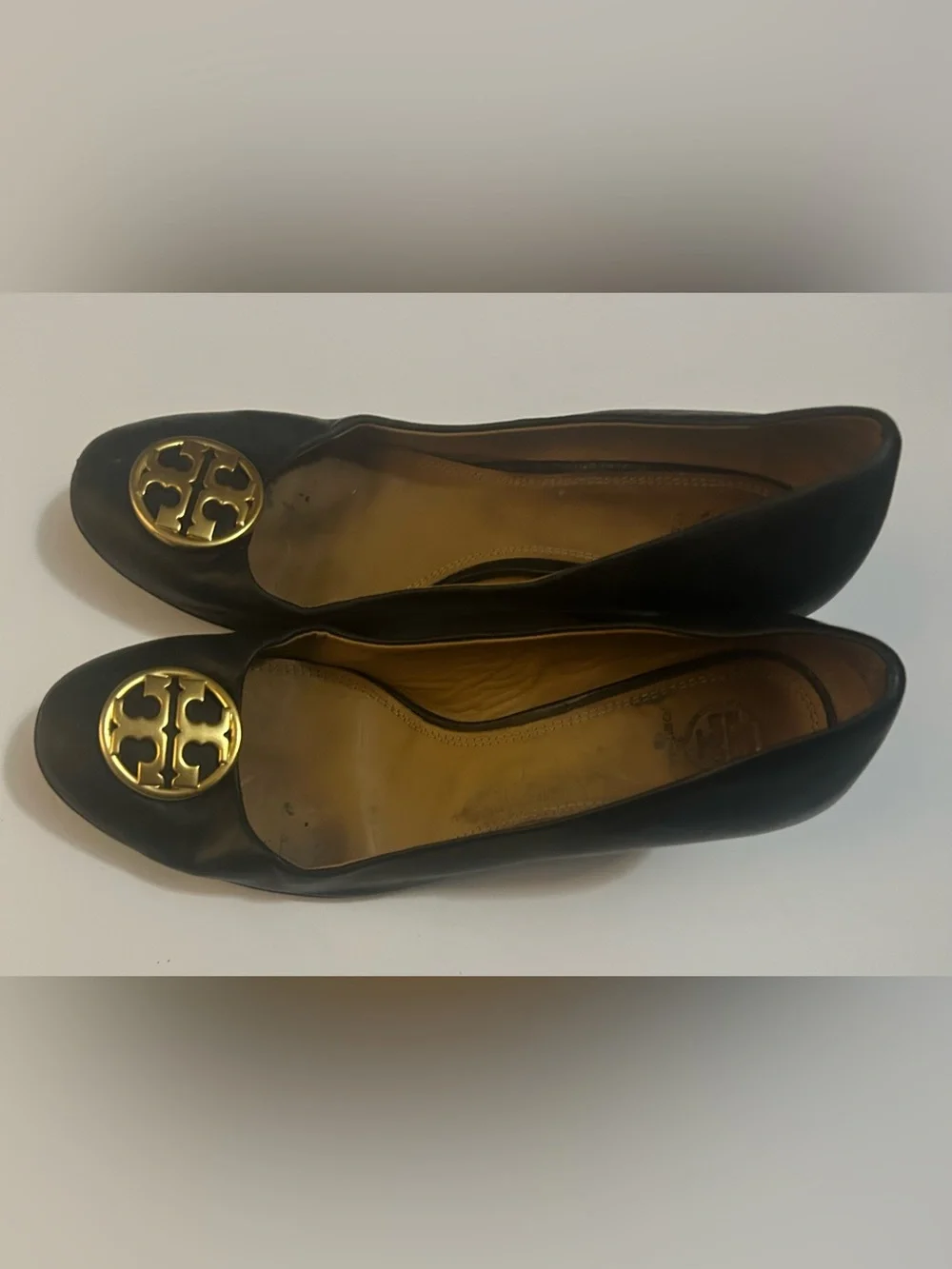 Tory Burch Womens Chelsea Black Wedge shoes size 8.5
